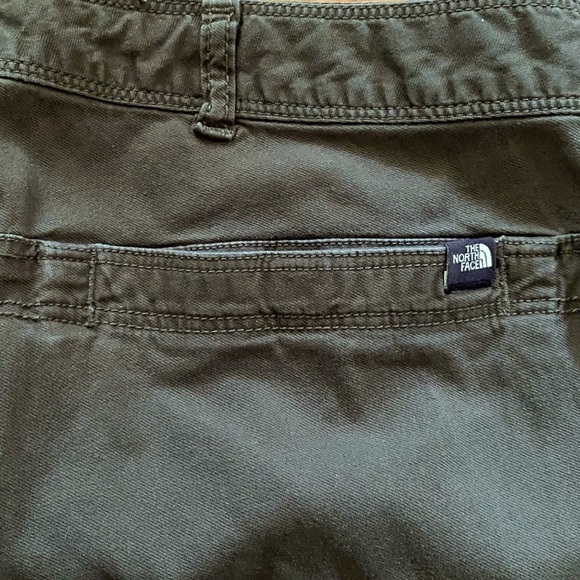 The North Face Womens Olive Green Shorts - Picture 3 of 8